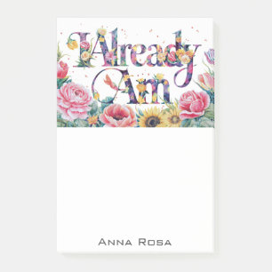 Notas Post-it® *~* Flores 7 Manifiesto AM AP85 YA
