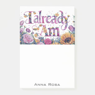 Notas Post-it® *~* Flores 9 Manifiesto AM AP85 YA
