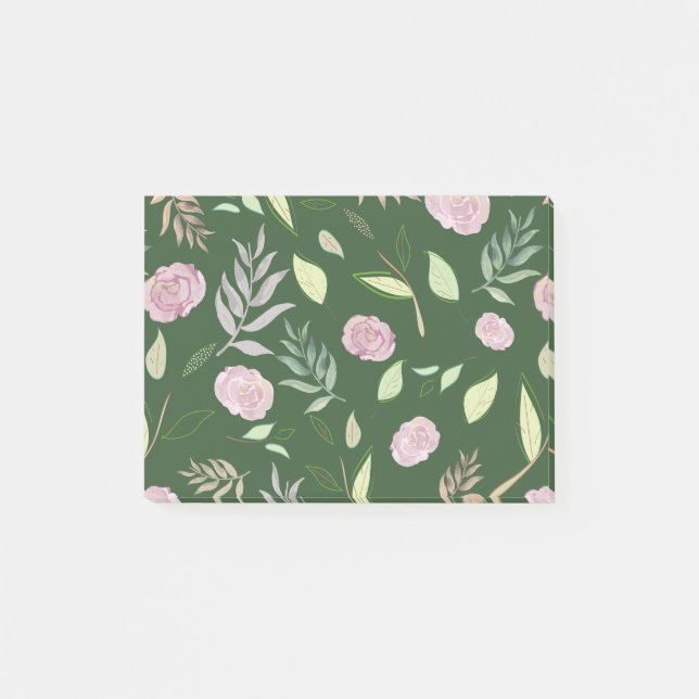 Notas Post-it® Flores acuáticas festivas 8 (Anverso)