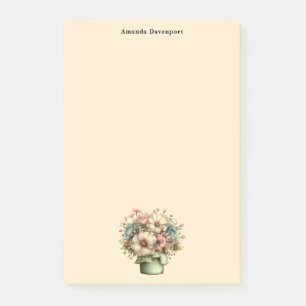 Notas Post-it® Flores caprichosas en una maceta Cuadros