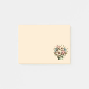 Notas Post-it® Flores caprichosas en una maceta Cuadros