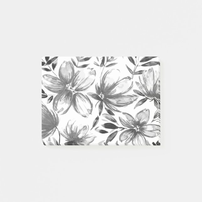Notas Post-it® Flores de Acuarela Rojas 4 (Anverso)