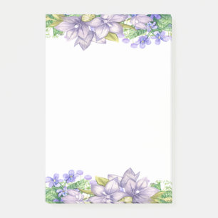 Notas Post-it® Flores De Agua Cuta Adorables