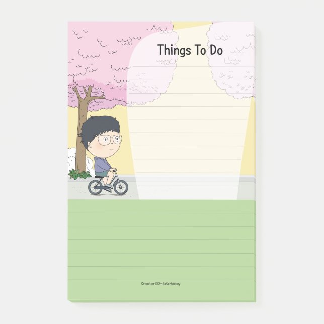 Notas Post-it® flores de cerezo de sosoHoney(67) (Anverso)