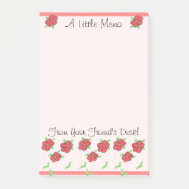 Notas Post-it® Flores de coral