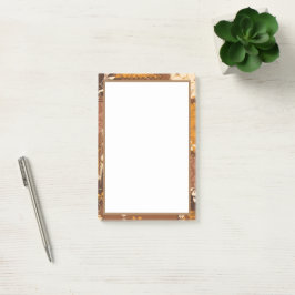 Notas Post-it® flores de cubo blanco oscuro