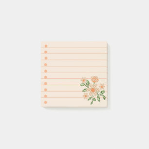 Notas Post-it® Flores de efecto de ganchillo