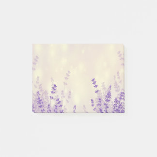 Notas Post-it® Flores de levadura fondo soñado