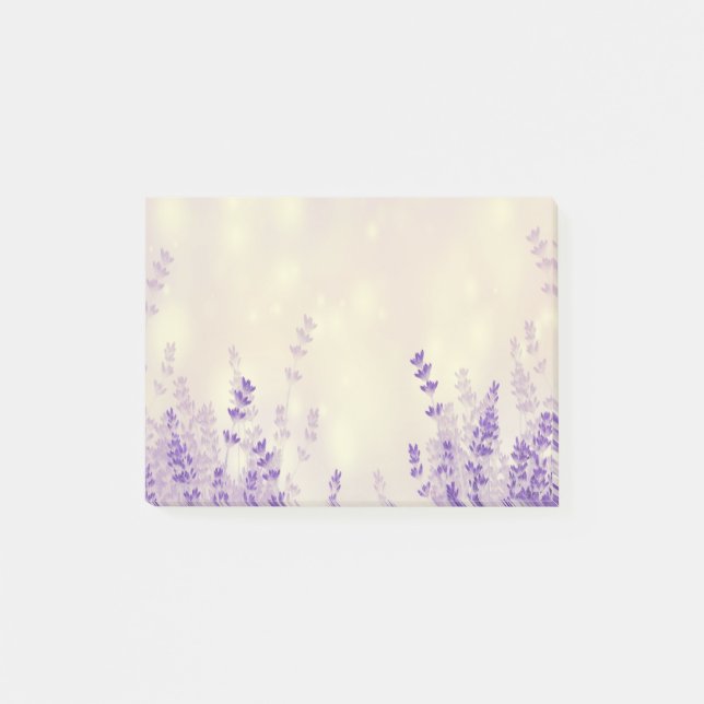 Notas Post-it® Flores de levadura fondo soñado (Anverso)