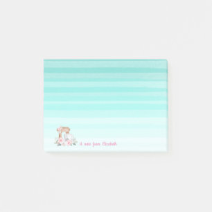 Notas Post-it® Flores de Mezclador Femeninas Elegantes y Lindas