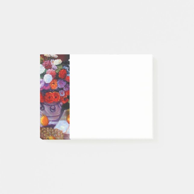 Notas Post-it® Flores de mono y fruta (Anverso)