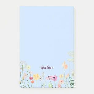 Notas Post-it® Flores de pradera