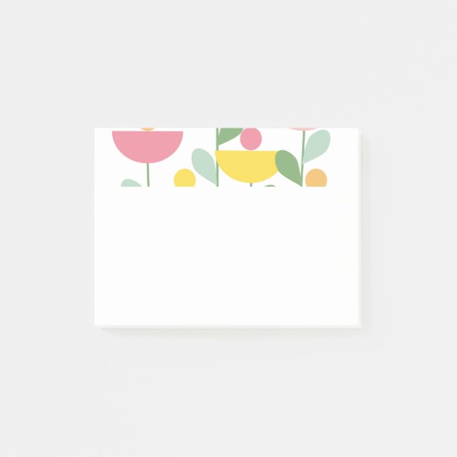 Notas Post-it® Flores de tuti (Anverso)