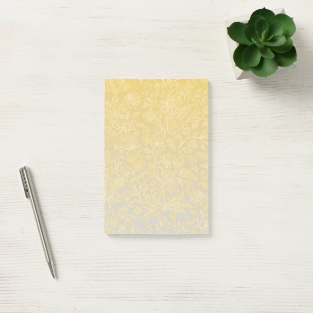 Notas Post-it® Flores decorativas 20 (Oficina)