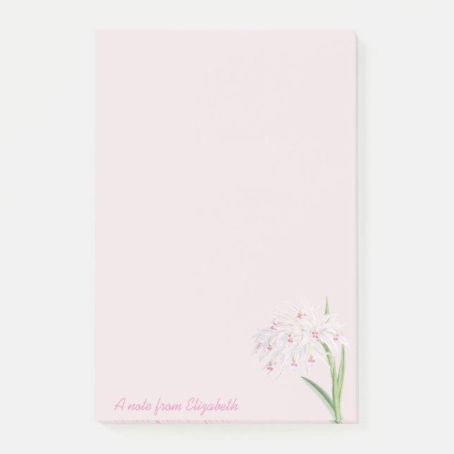 Notas Post-it® Flores femeninas de moda - Personalizadas (Anverso)