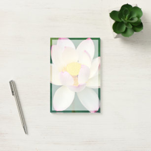 Notas Post-it® Flores   Flor de agua Lotus