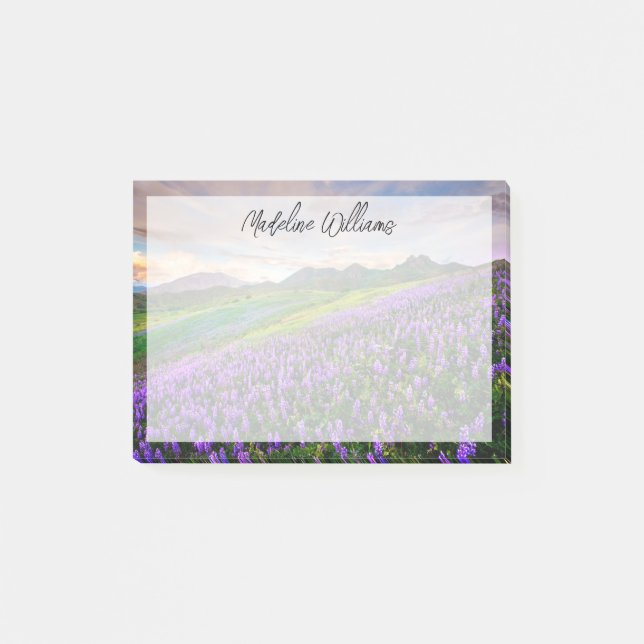 Notas Post-it® Flores | Flores silvestres de California (Anverso)