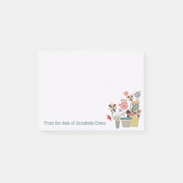 Notas Post-it® Flores gitanas (Anverso)