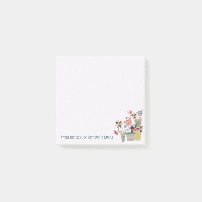 Notas Post-it® Flores gitanas (Anverso)