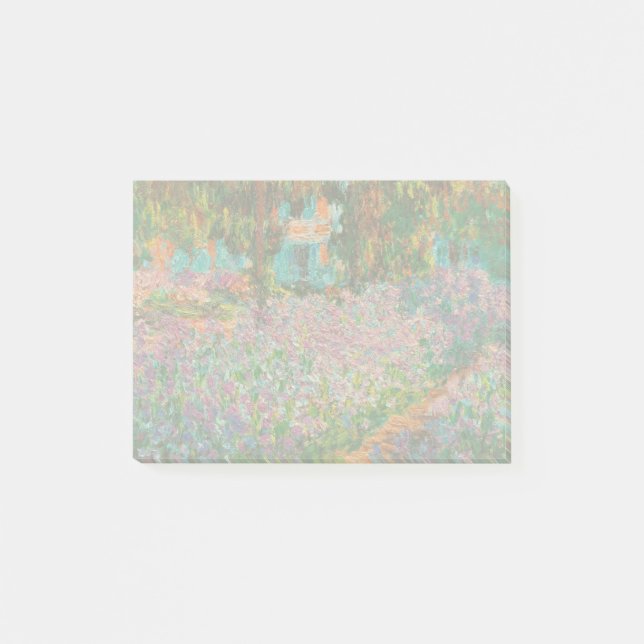 Notas Post-it® Flores Giverny del Irises Monet Garden (Anverso)