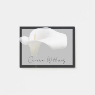Notas Post-it® Flores   Lirio de Calla Blanca