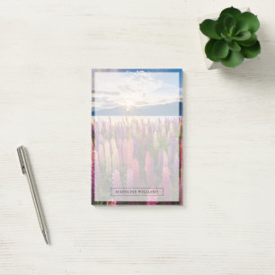 Notas Post-it® Flores   Lupines New Zealand