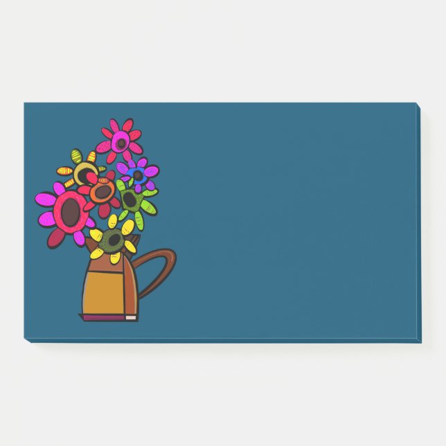 NOTAS POST-IT® FLORES MEXICANOS (Anverso)