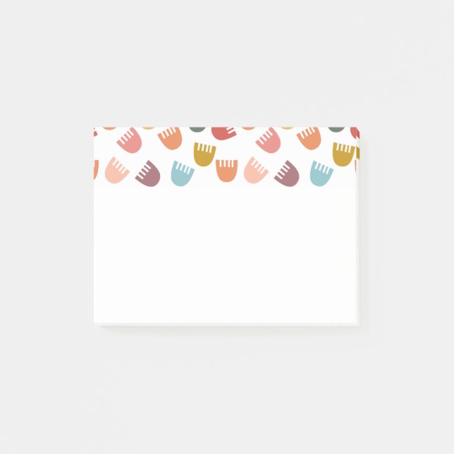 Notas Post-it® Flores mixtas de boho (Anverso)