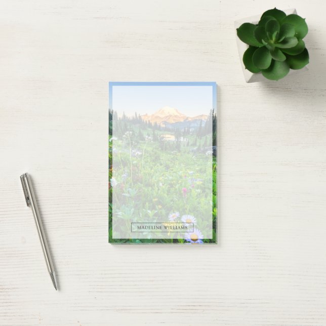 Notas Post-it® Flores | Parque nacional Monte Rainier (Oficina)
