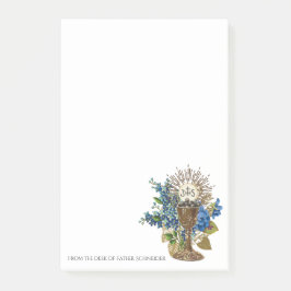 Notas Post-it® Flores religiosas católicas del anfitrión de la