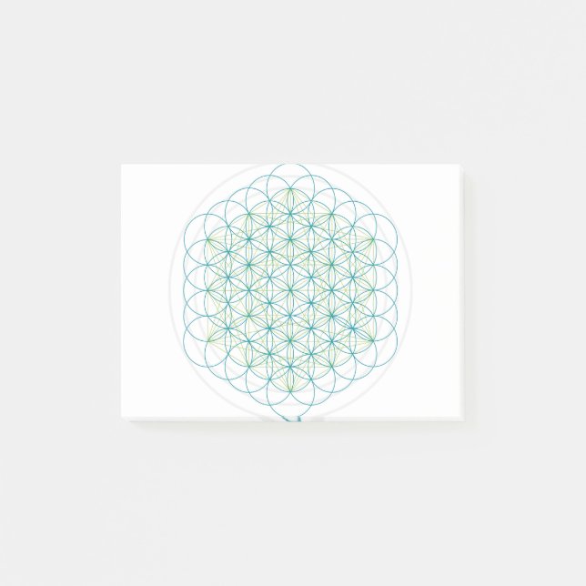 Notas Post-it® Flores sagradas (Anverso)