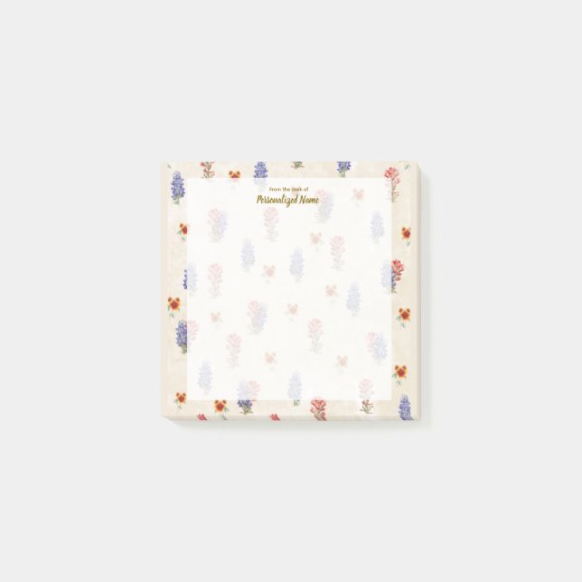 Notas Post-it® Flores salvajes de Texas (Anverso)