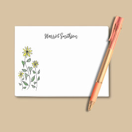 Notas Post-it® Flores salvajes Retro Fun Boho de Arte de Daisy Pe