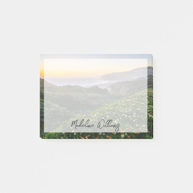 Notas Post-it® Flores | Santa Cruz California (Anverso)
