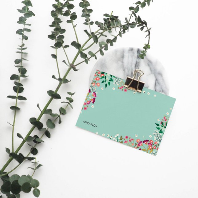 Notas Post-it® Flores silvestres boho (Subido por el creador)