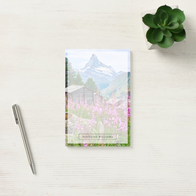 Notas Post-it® Flores | Summer Matterhorn Suiza (Oficina)