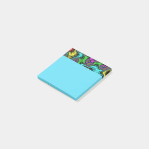Notas Post-it® Flores vibrantes