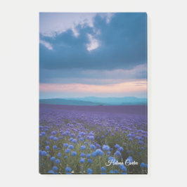 Notas Post-it® Flores violetas