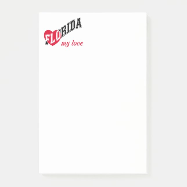 Notas Post-it® Florida, mi amor (Anverso)