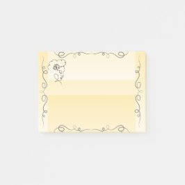 Notas Post-it® Flower Beauty Goldenrod Sticky Notes