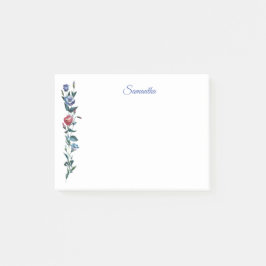 Notas Post-it® Flower Personalized Post it Notes