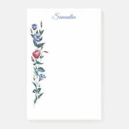Notas Post-it® Flower Personalized Post it Notes