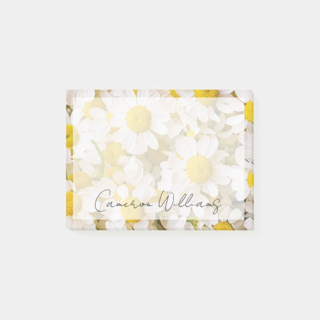 Notas Post-it® Flowers | Bunch of Chamomiles (Anverso)