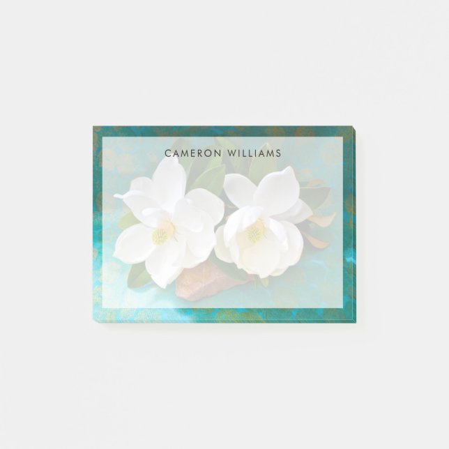 Notas Post-it® Flowers | Magnolia Flower (Anverso)