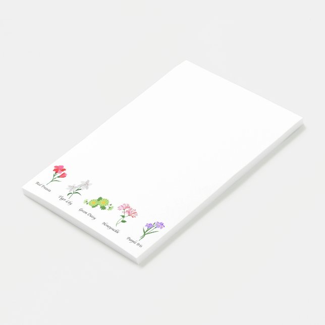 Notas Post-it® Flowers Post-it Notes (En perspectiva)