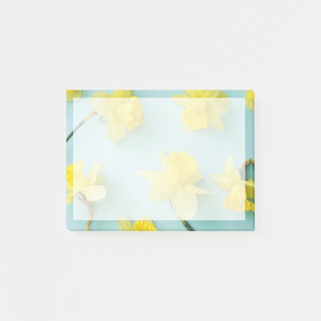 Notas Post-it® Flowers | Yellow Daffodils (Anverso)