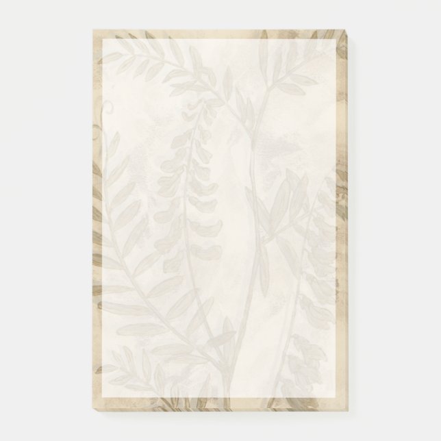 Notas Post-it® Foliage dorado I (Anverso)