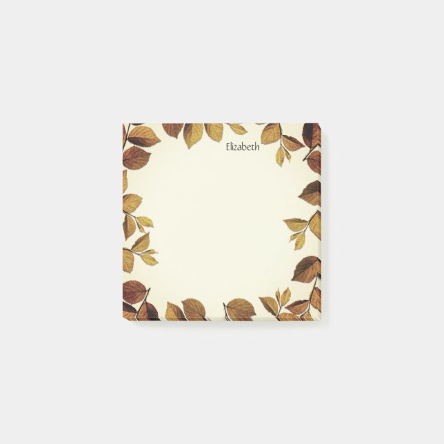 Notas Post-it® Foliage romántico y bohemio (Anverso)