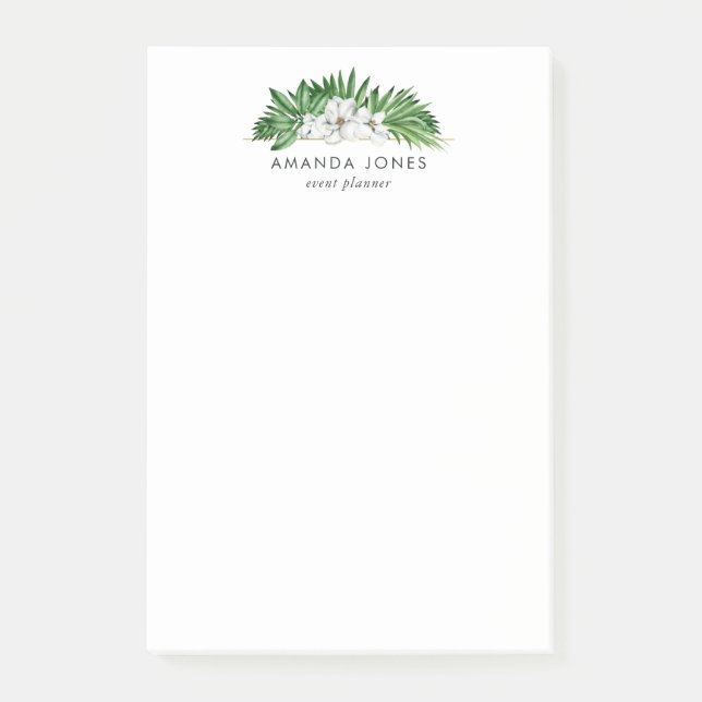 Notas Post-it® Follaje de vegetación tropical (Anverso)
