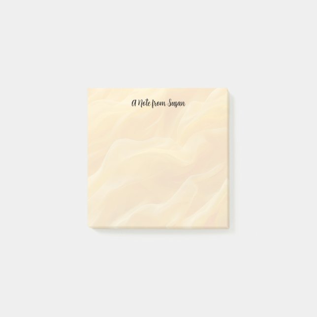 Notas Post-it® Fondo abstracto amarillo borroso (Anverso)